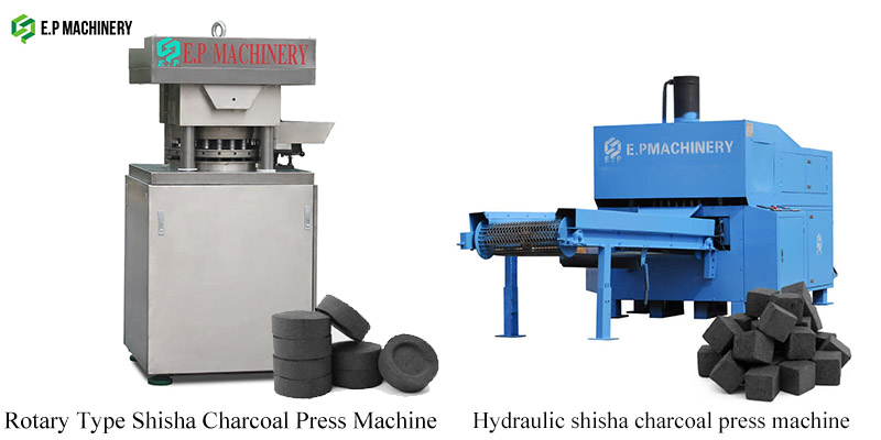 Here are 2 types of shisha charcoal machines